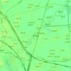 Mapa topográfico Caozili, altitud, relieve