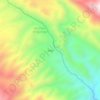 Mapa topográfico Tingo, altitud, relieve