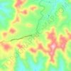 Mapa topográfico Qualisa, altitud, relieve