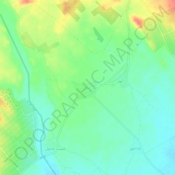 Mapa topográfico Darreh, altitud, relieve