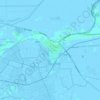 Mapa topográfico Massa Fiscaglia, altitud, relieve