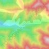 Mapa topográfico کلاسور, altitud, relieve