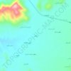 Mapa topográfico وهان, altitud, relieve