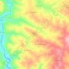 Mapa topográfico Sopegal, altitud, relieve