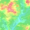 Mapa topográfico Кез, altitud, relieve