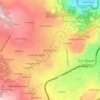 Mapa topográfico Kilómetro 29.5, altitud, relieve