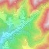 Mapa topográfico Berli, altitud, relieve