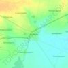 Mapa topográfico Kandukur, altitud, relieve