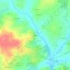 Mapa topográfico Stang Dour, altitud, relieve