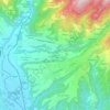 Mapa topográfico Ai Diversi, altitud, relieve