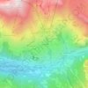 Mapa topográfico Les Veyers, altitud, relieve