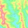 Mapa topográfico Layang, altitud, relieve