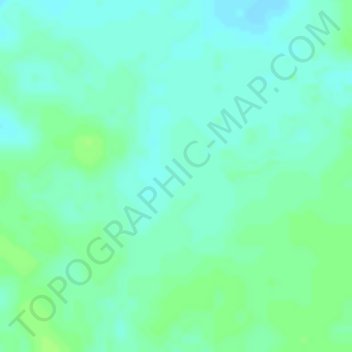 Mapa topográfico Upin, altitud, relieve