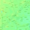 Mapa topográfico Daliang, altitud, relieve