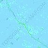 Mapa topográfico Brandon Bank, altitud, relieve