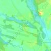Mapa topográfico Śniatowo, altitud, relieve
