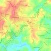 Mapa topográfico Bonnie Brae, altitud, relieve