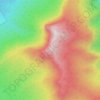 Mapa topográfico Piton de la Petite Rivière Noire, altitud, relieve