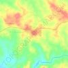 Mapa topográfico Nitte, altitud, relieve