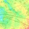 Mapa topográfico Hent Meur, altitud, relieve