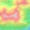 Mapa topográfico Soiernspitze, altitud, relieve