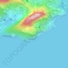 Mapa topográfico Parque Ecológico Sitiê, altitud, relieve