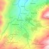 Mapa topográfico Adjerrar, altitud, relieve