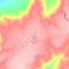 Mapa topográfico Upper Forest Mountain, altitud, relieve