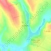 Mapa topográfico Antonivka, altitud, relieve