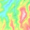 Mapa topográfico Gumay, altitud, relieve