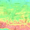 Mapa topográfico Florida, altitud, relieve