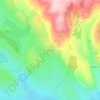 Mapa topográfico Rascoupet, altitud, relieve