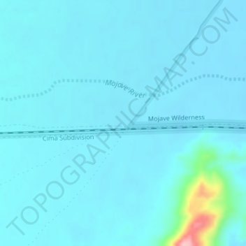 Mapa topográfico Crucero, altitud, relieve