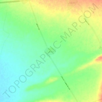 Mapa topográfico Senziq, altitud, relieve