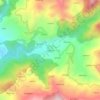Mapa topográfico uttardug, altitud, relieve
