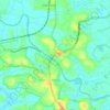Mapa topográfico Kollakadavu, altitud, relieve