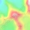 Mapa topográfico Riuche Knoka, altitud, relieve