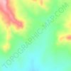 Mapa topográfico Meda Welabu, altitud, relieve