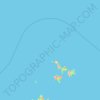 Mapa topográfico Vesle Tavleøya, altitud, relieve