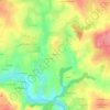 Mapa topográfico Le Montrel, altitud, relieve