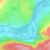 Mapa topográfico Ronet, altitud, relieve