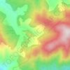 Mapa topográfico خلرد, altitud, relieve