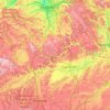 Mapa topográfico Eichstätt, altitud, relieve