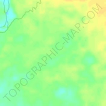 Mapa topográfico Wenin, altitud, relieve