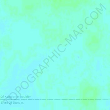 Mapa topográfico Nullarbor Plain, altitud, relieve