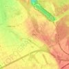 Mapa topográfico Ellen, altitud, relieve
