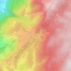 Mapa topográfico Le Faz, altitud, relieve