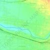Mapa topográfico Purwokerto, altitud, relieve