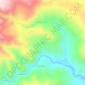 Mapa topográfico İl, altitud, relieve