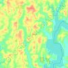 Mapa topográfico Picoaza, altitud, relieve